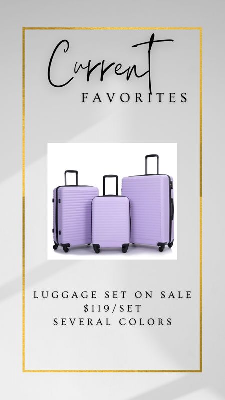 Luggage set in sale

#LTKtravel