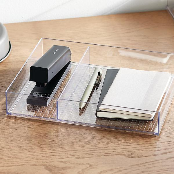 Everything Organizer 2-Section Accessory Tray | The Container Store