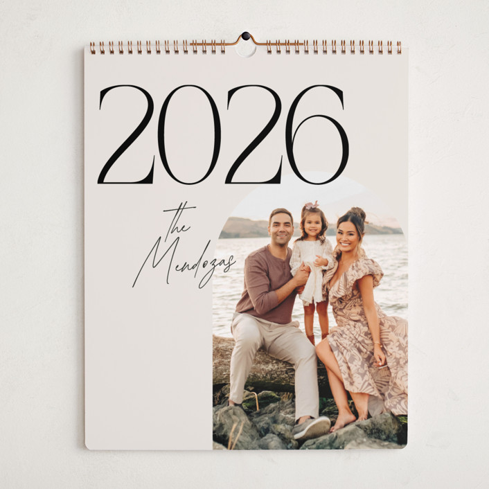 "Penelope" - Customizable Photo Calendars in Beige by Morgan Kendall. | Minted