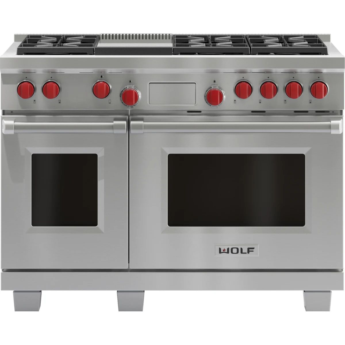 48 Inch Wide 7 Cu. Ft. Free Standing Dual Fuel Range with Infrared Griddle | Build.com, Inc.