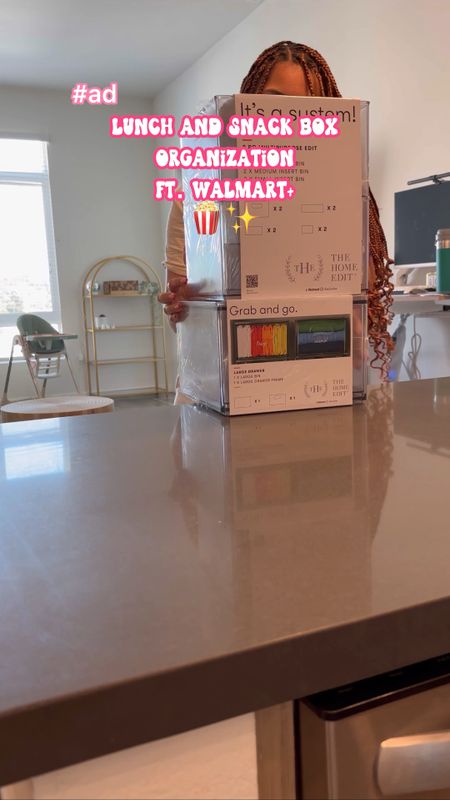 #ad Let's organize my daughter's snack and lunch boxes using my Walmart+ Membership!✨Become a Walmart+ member today! @walmart#walmartpartner #walmartplus 