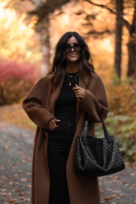 My coat is back in stock! I’m just shy of 5’7 wearing the size XS. 
Casual style, coat, accessories, StylinByAylin 

#LTKunder100 #LTKstyletip #LTKSeasonal
