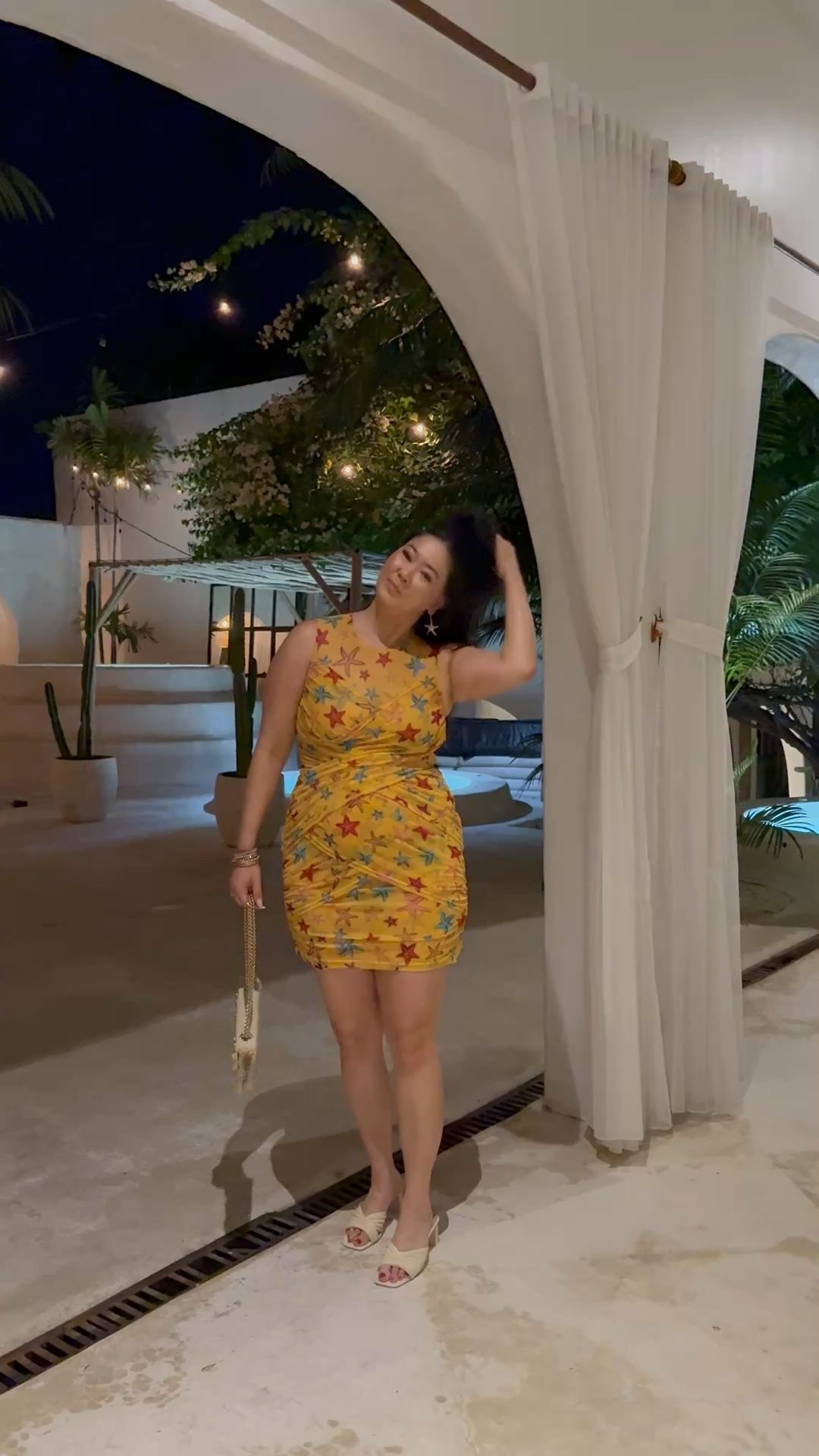 Vacation outfit number 537 😜 A night out in Bali! / vacation outfit, resort wear, travel style, tropical dress, tropical outfit 

#LTKTravel #LTKMidsize #LTKStyleTip