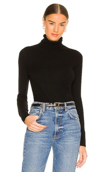 Ennis Recycled Cashmere Turtleneck in black | Revolve Clothing (Global)