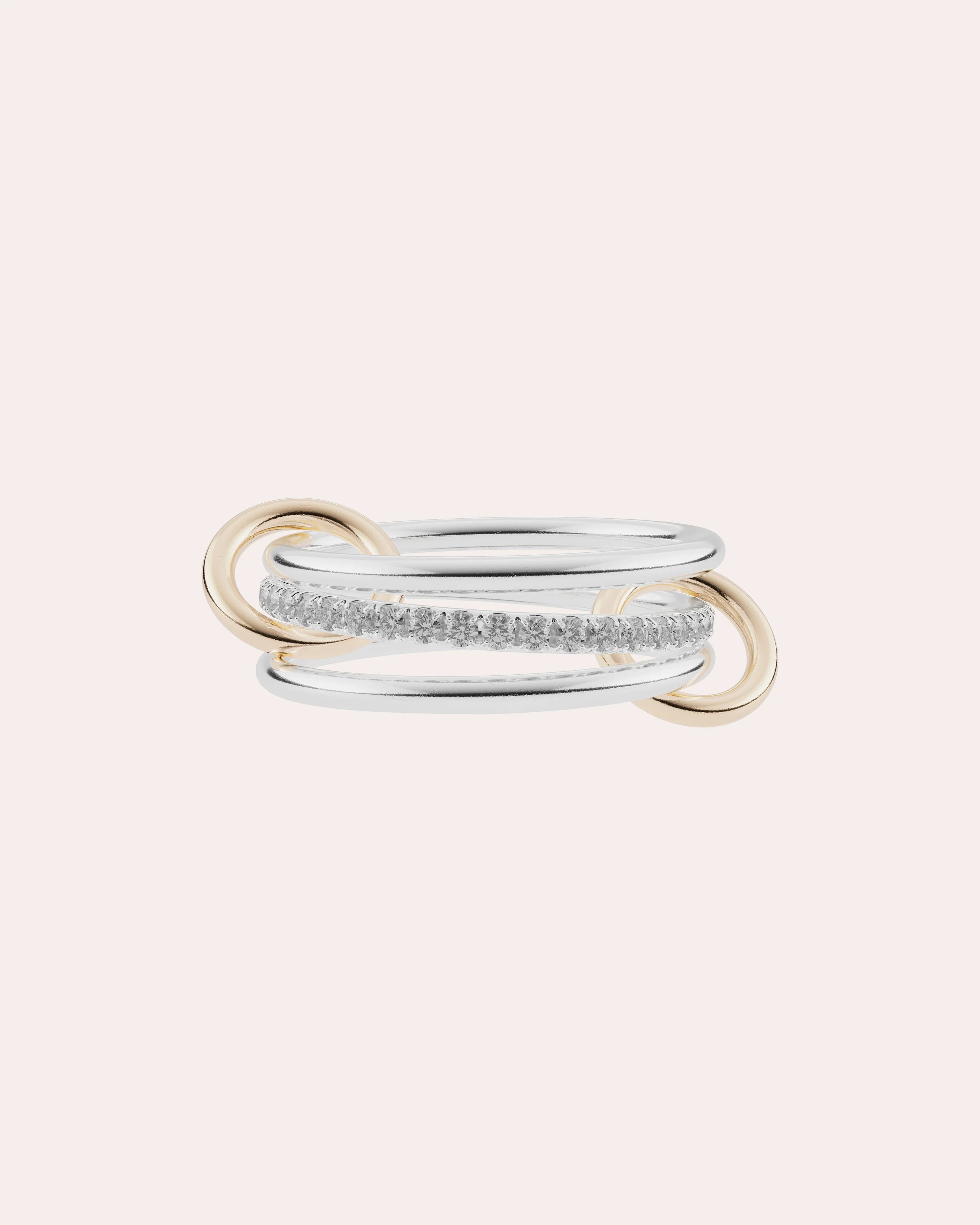 Spinelli Kilcollin Women's Diamond & 18k Gold Two-Tone Sonny Ring | Olivela
