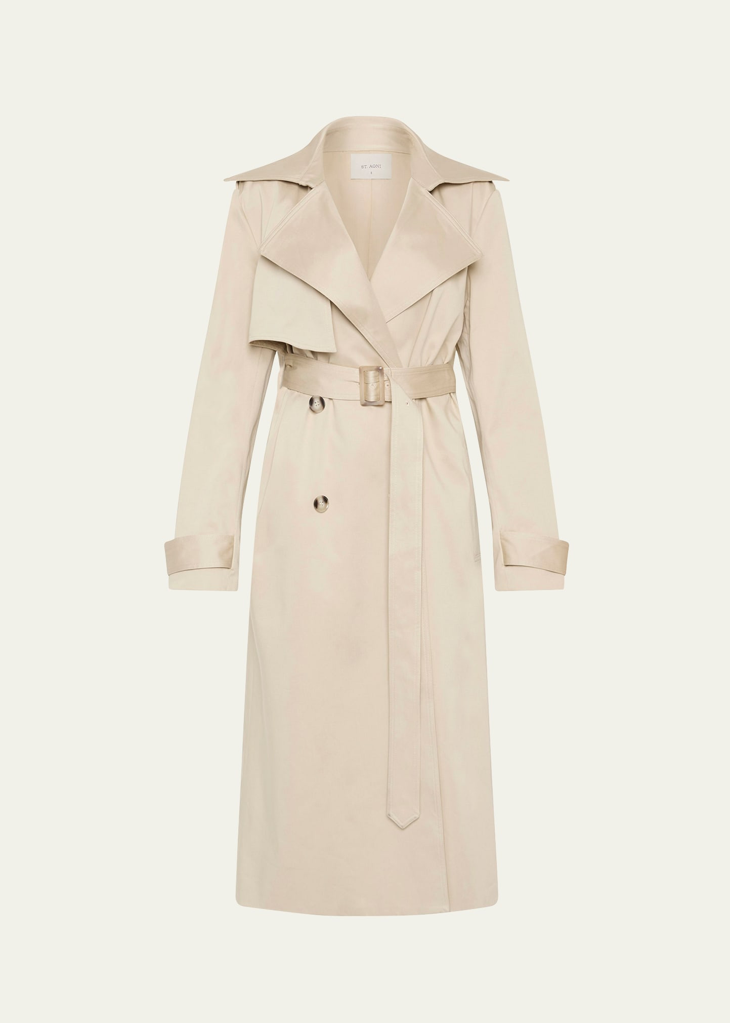 St. Agni Classic Mid-Length Trench Coat | Bergdorf Goodman