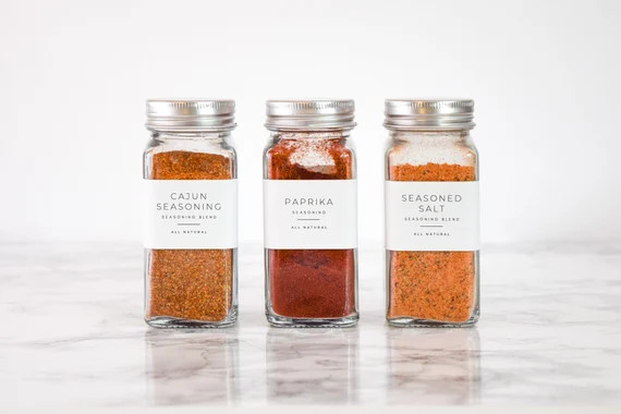 Minimalist Spice Labels   Personalization Available  | Etsy | Etsy (US)