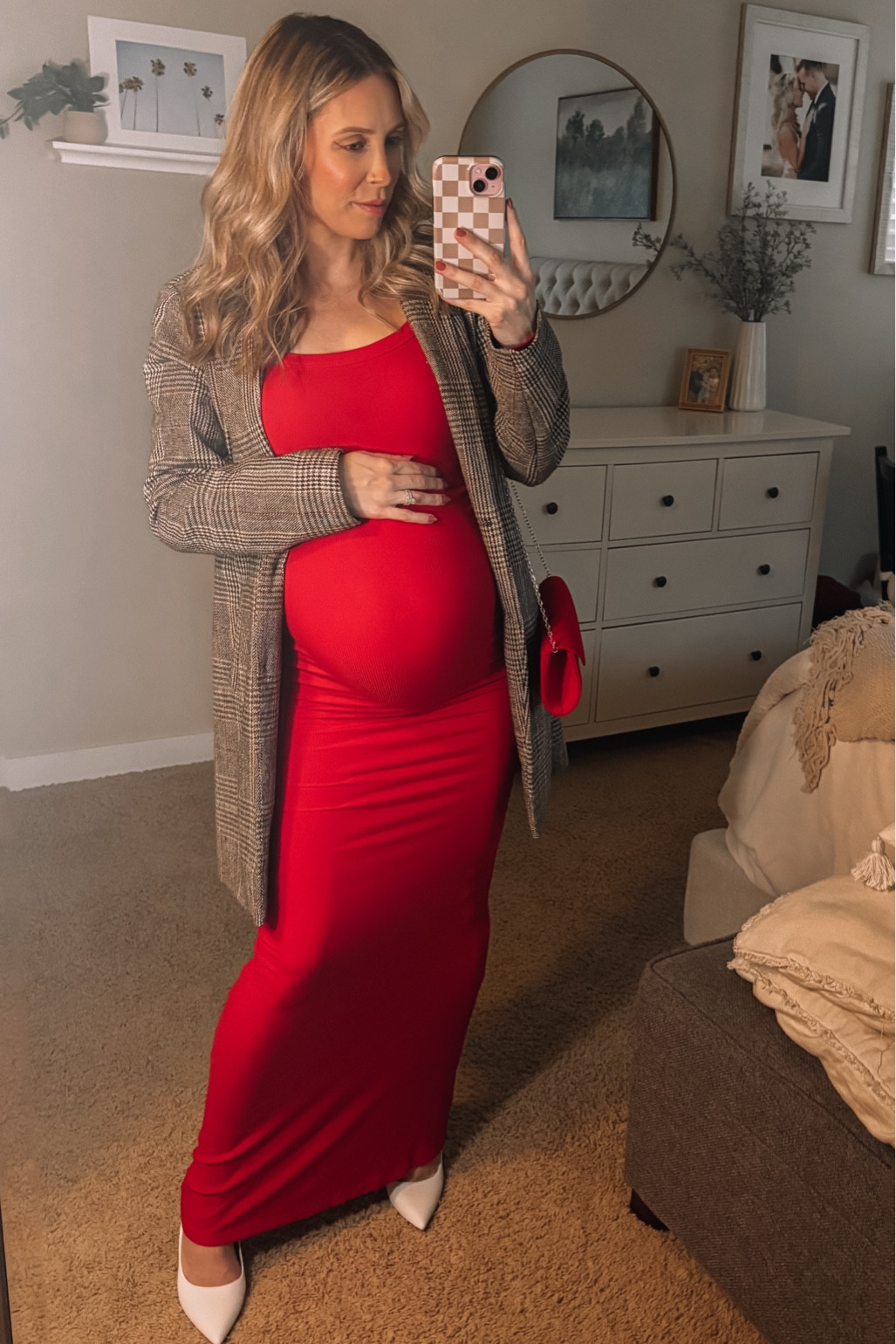 A non maternity dress but maternity look for Valentine’s Day! 34 weeks pregnant in this dress and so stretchy and comfortable. From Amazon! Wearing size small 

#LTKSeasonal #LTKBump #LTKStyleTip