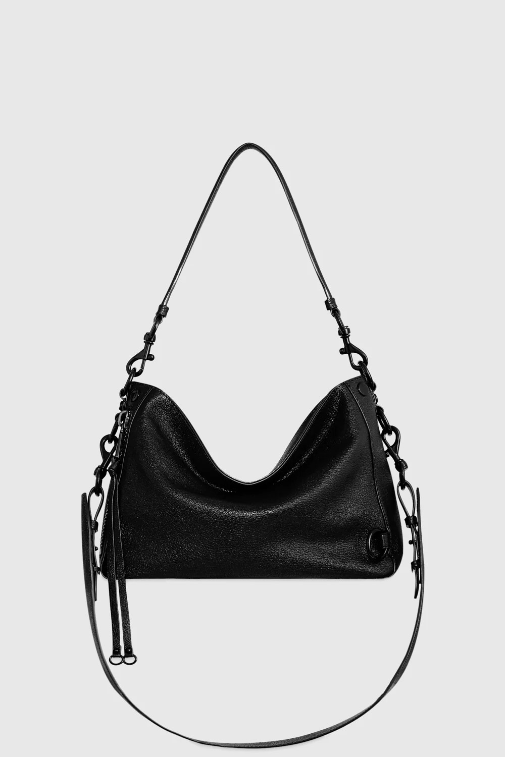 Rebecca Minkoff M.A.B. Crossbody Bag In Black/Black Shellac | Rebecca Minkoff