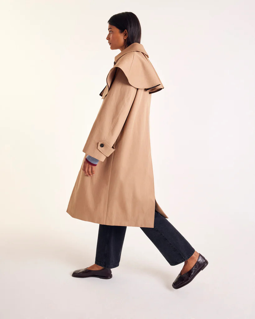 Beige Eugenia Trench Coat | Balzac Paris US