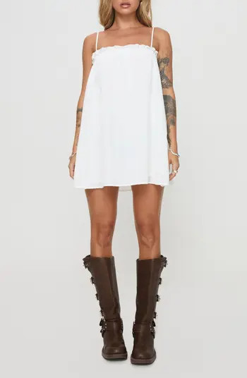 Marsaline Ruffle Trim Mini Sundress | Nordstrom