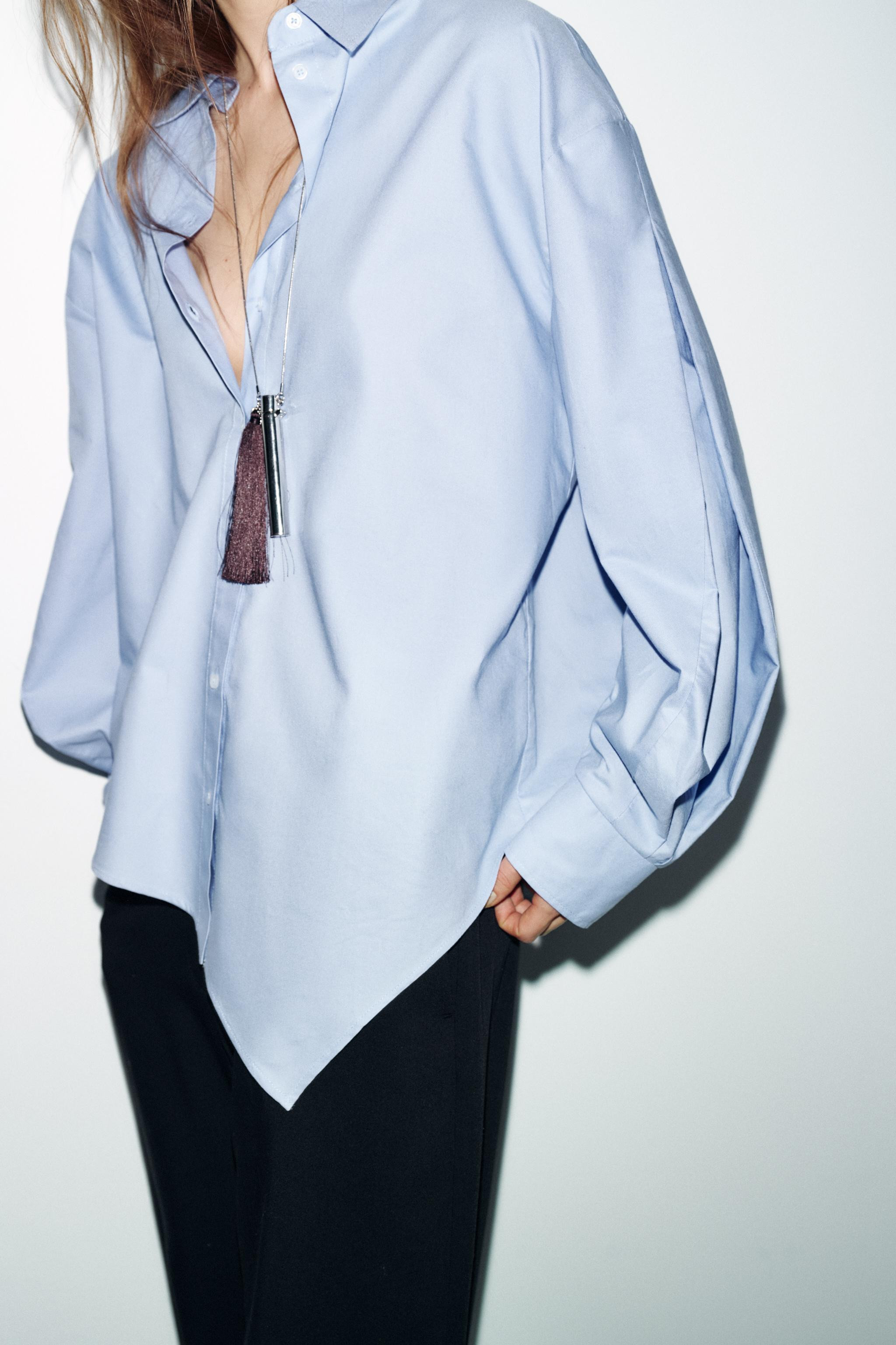 ASYMMETRIC OXFORD SHIRT | Zara US