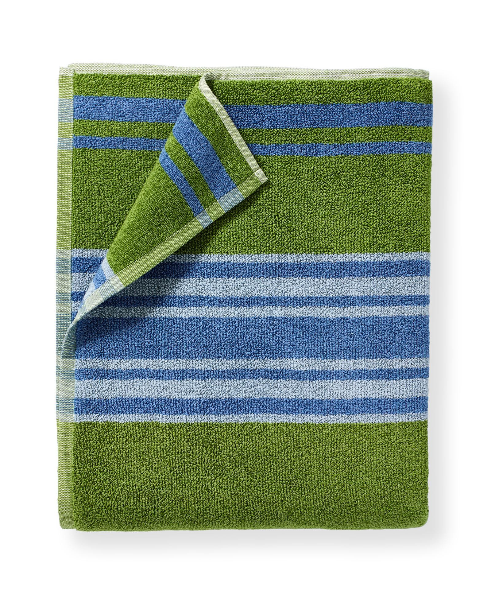Boardwalk Beach Towel – Single - Grass | Serena & Lily | Serena and Lily