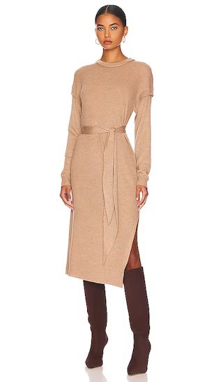 Monika Midi Dress in Camel | Revolve Clothing (Global)