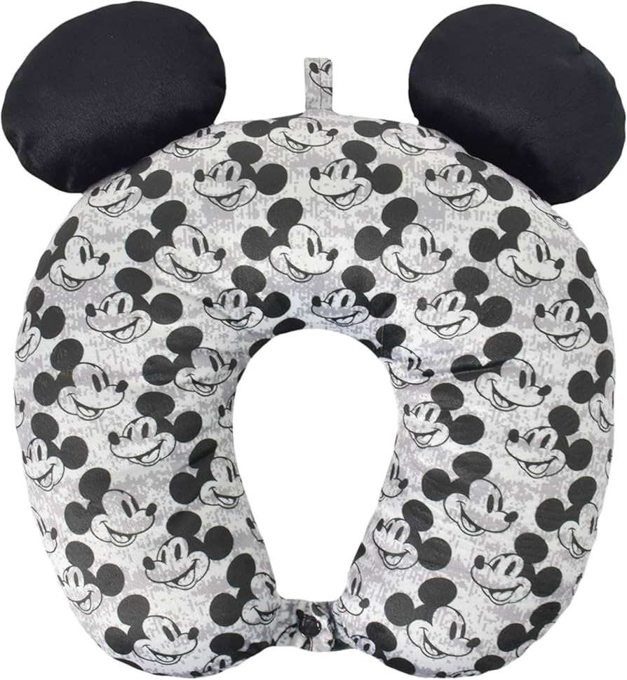 FUL Disney Mickey Mouse Travel Neck Pillow for Airplane, Car and Office Comfortable and Breathabl... | Amazon (US)