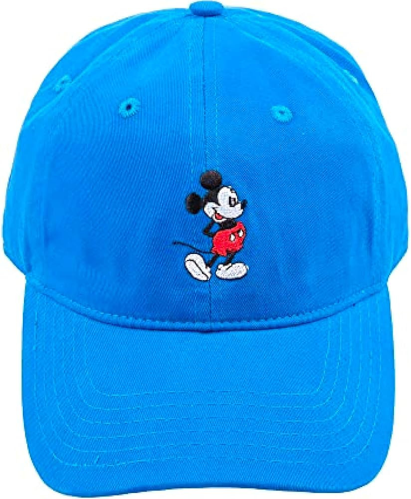 Disney Mickey Mouse Baseball Hat, Washed Twill Cotton Adjustable Dad Cap | Amazon (US)