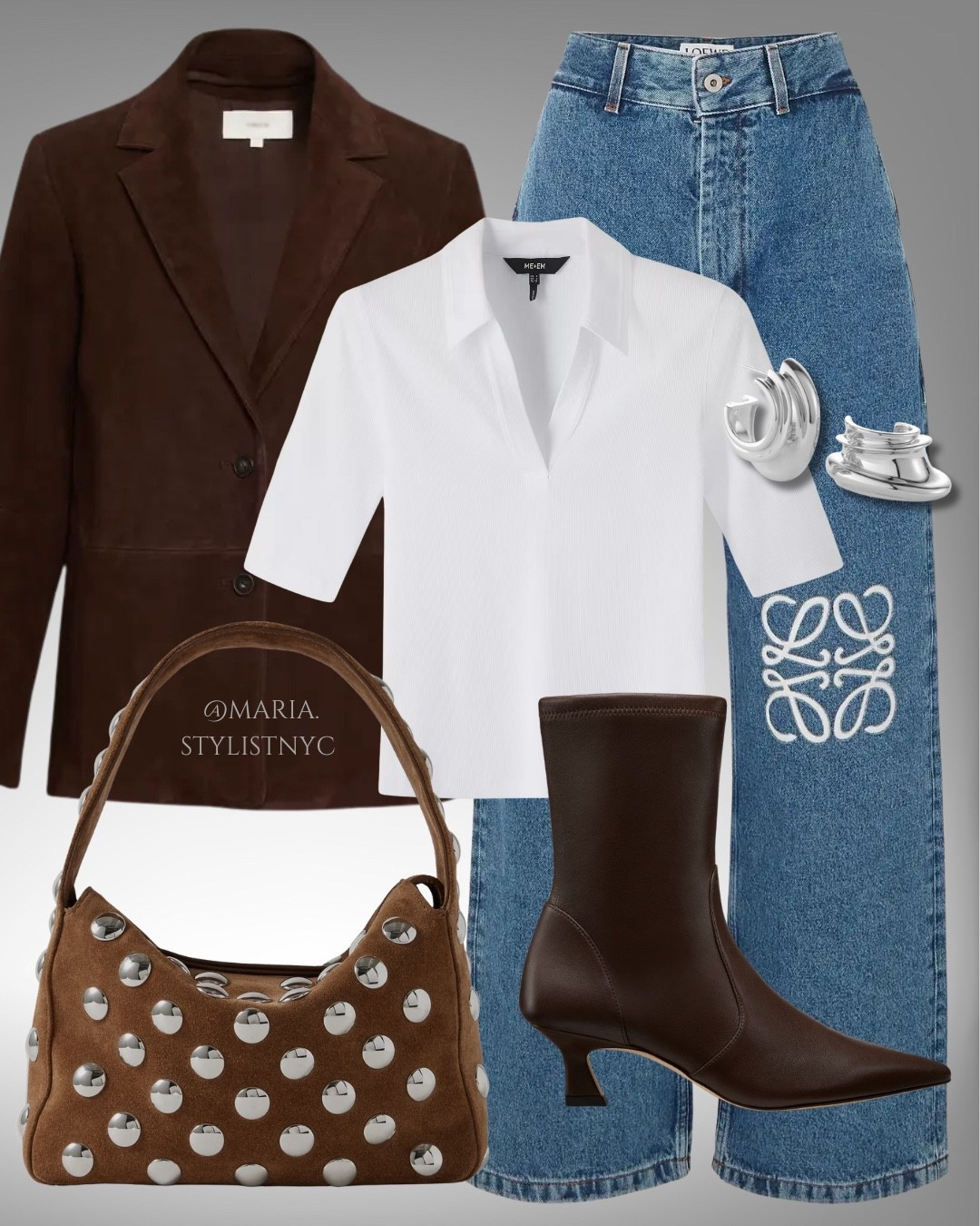 Espresso Brown Suede Blazer + Jeans + Booties Fall Outfit 💫✨

#LTKStyleTip #LTKShoeCrush #LTKItBag