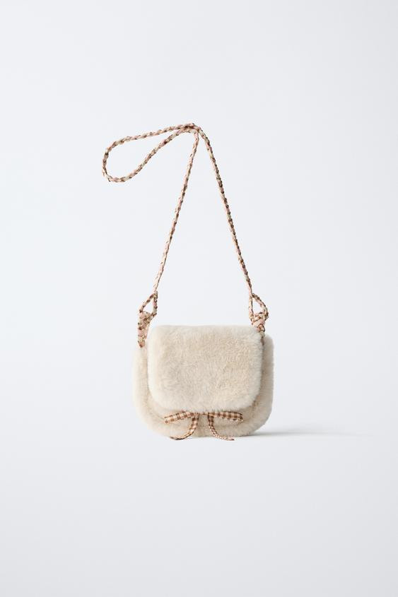 FAUX FUR CROSSBODY BAG | Zara US