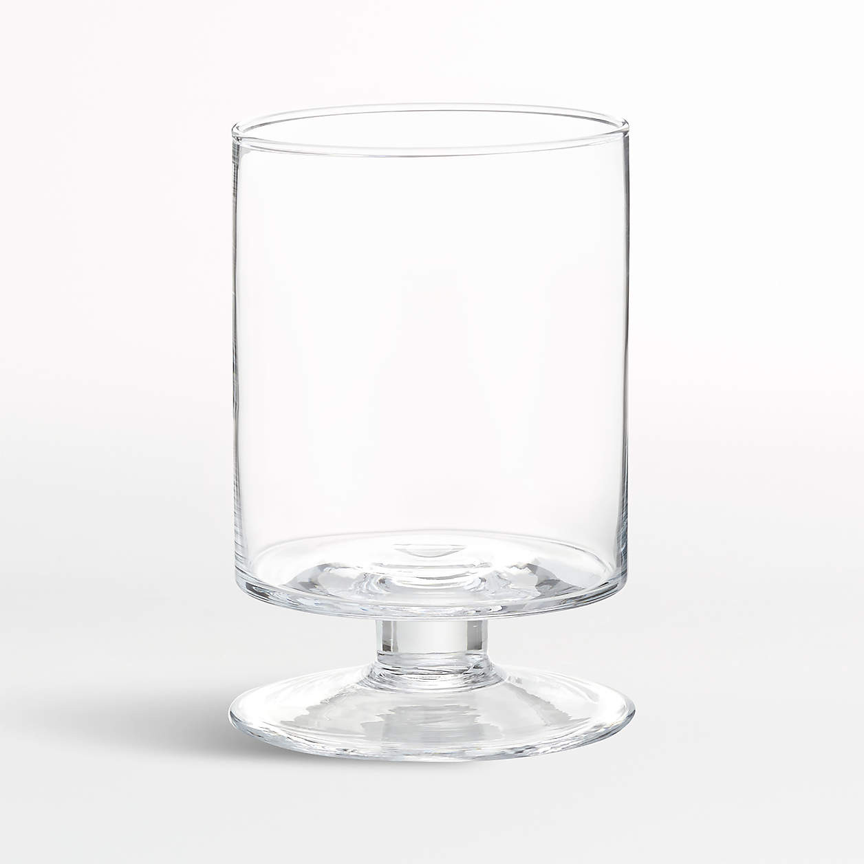 London Clear Hurricane Candle Holder 9" + Reviews | Crate & Barrel | Crate & Barrel
