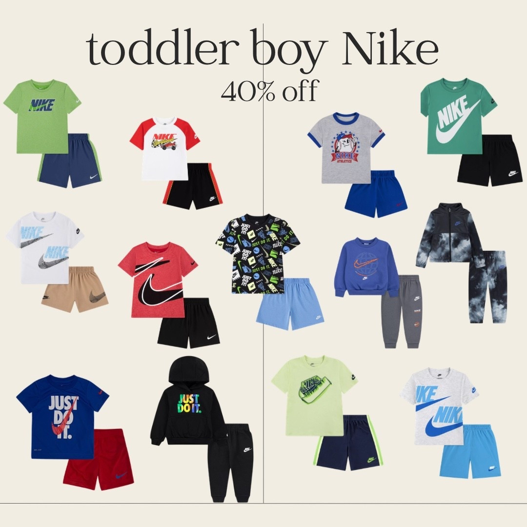 Toddler boys Nike SALE! 40% off! 

#LTKSaleAlert #LTKmomlife #LTKKids