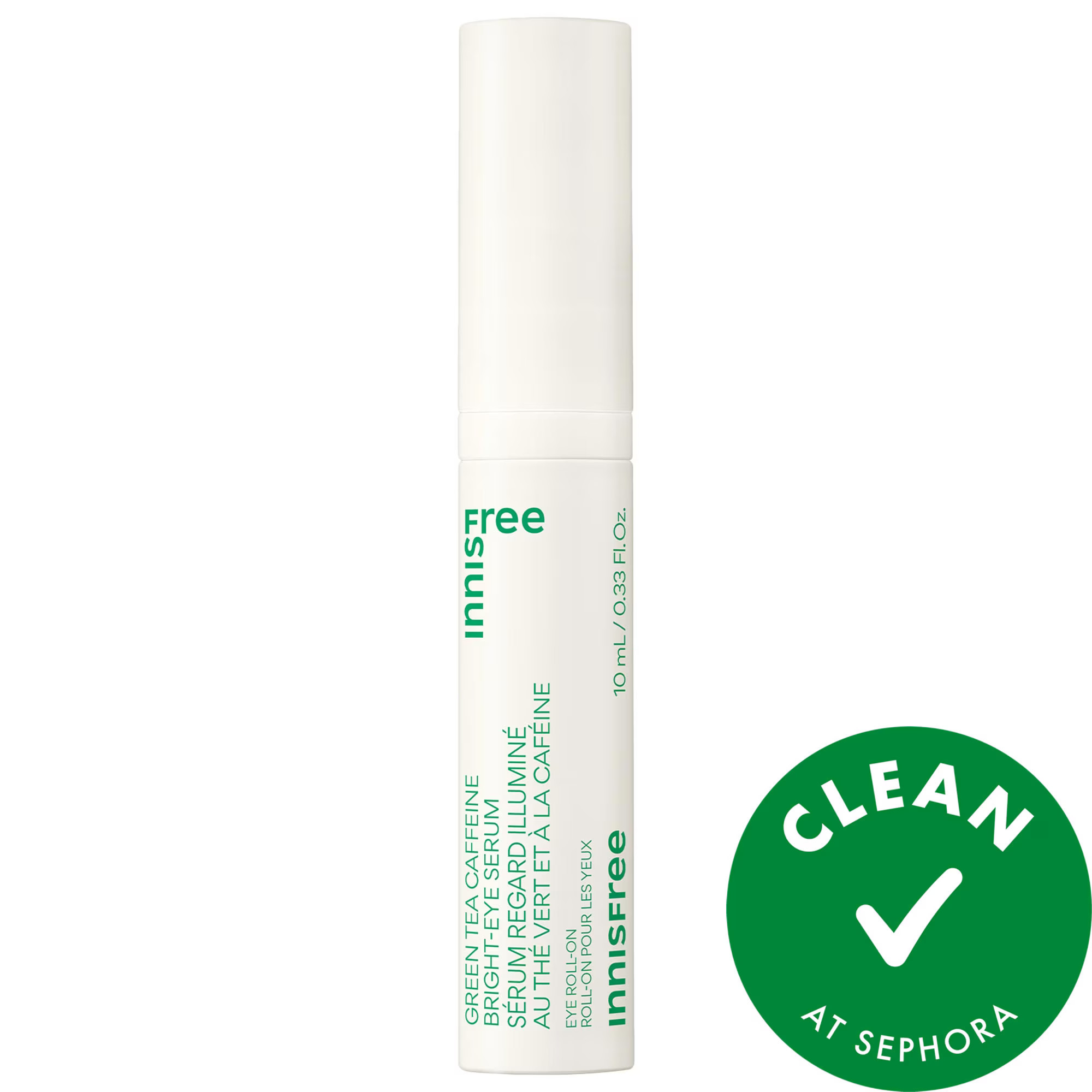 innisfree Green Tea Caffeine Bright-Eye Serum with Niacinamide 0.33 oz | Sephora (US)