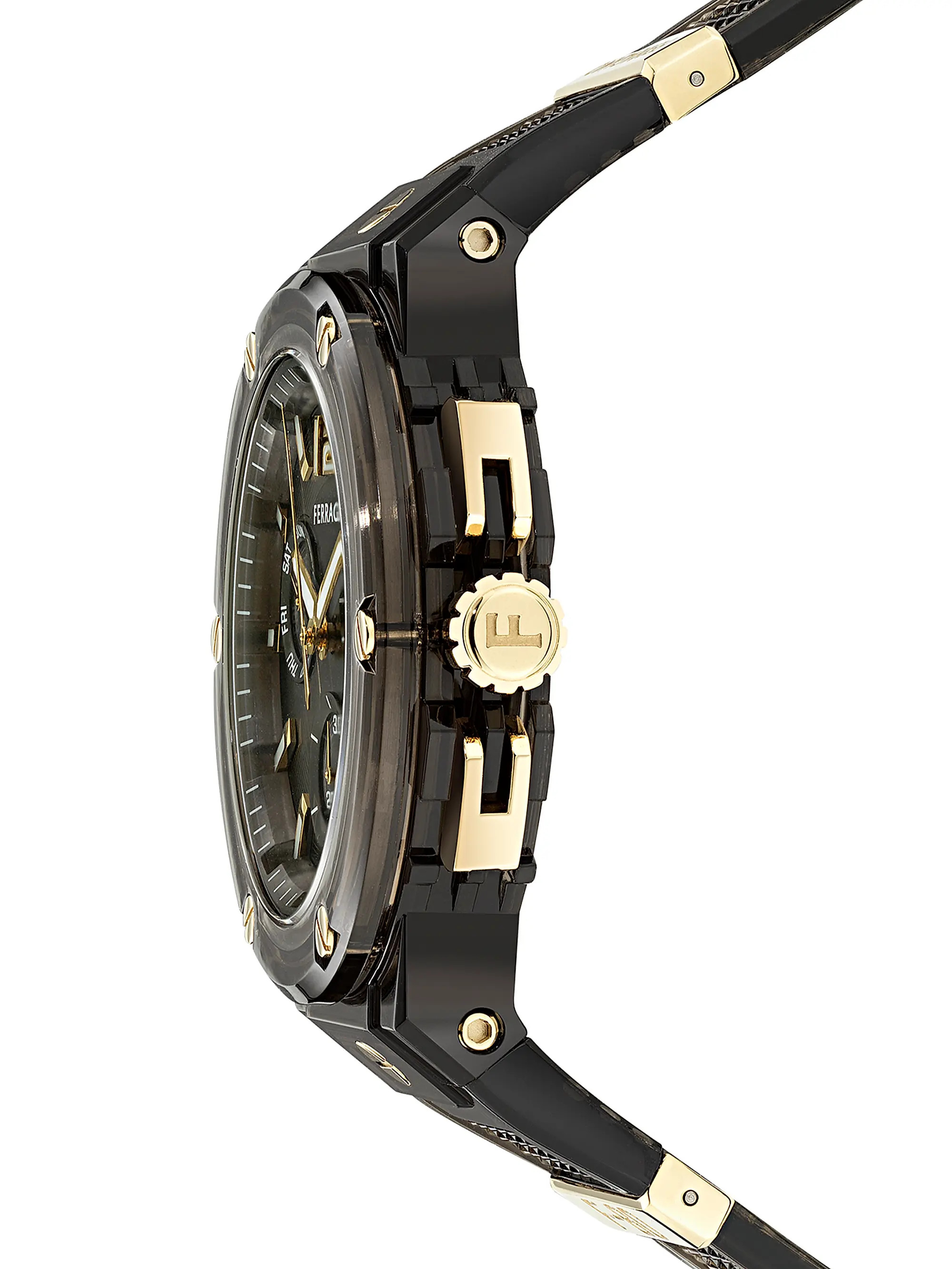 FERRAGAMO F-80 Translucent Chronograph Watch/44MM | Saks Fifth Avenue | Saks Fifth Avenue
