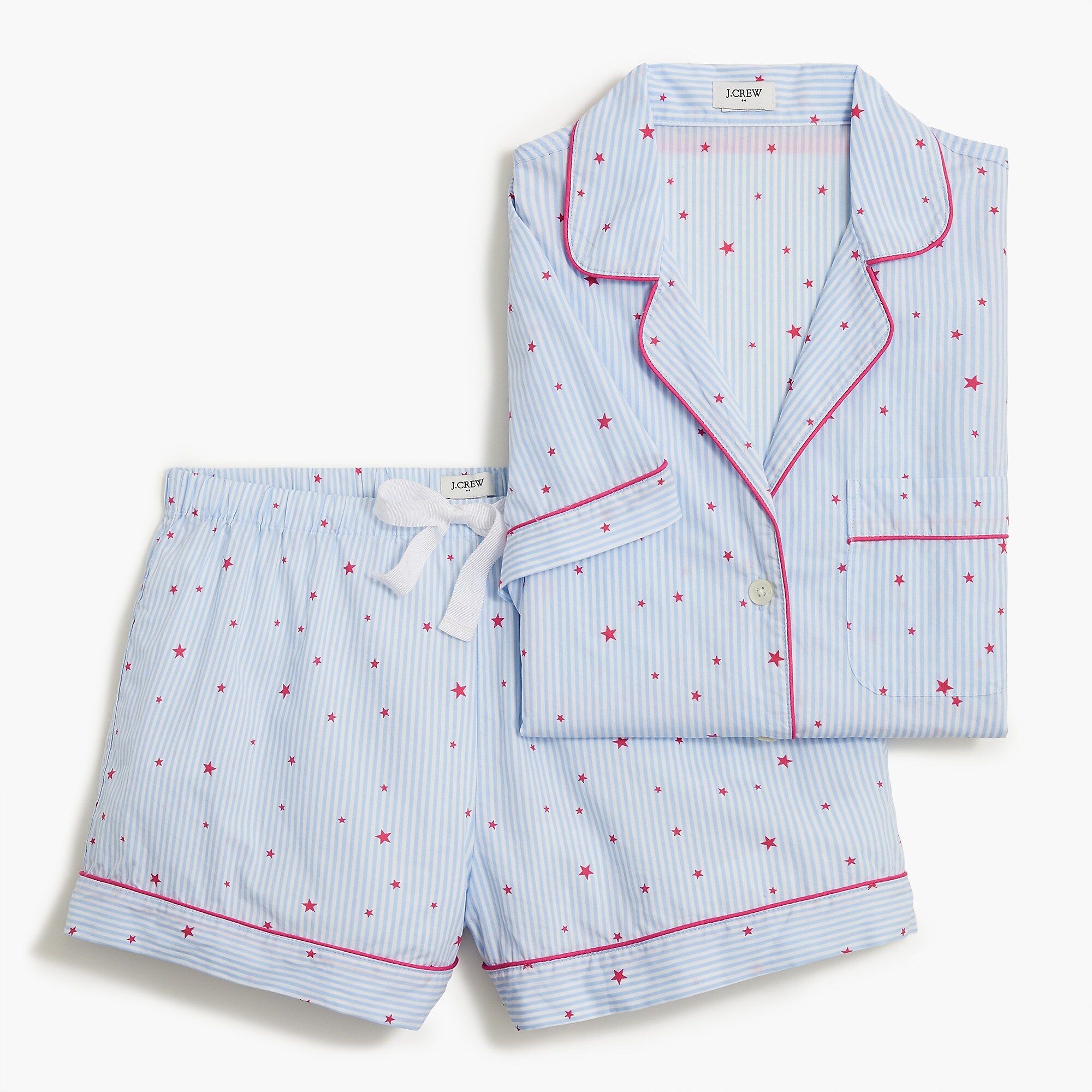 Cotton short pajama set | J.Crew Factory