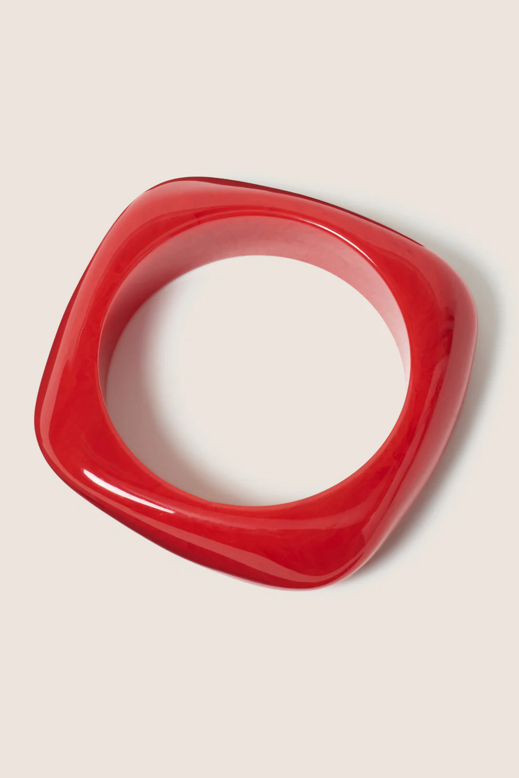 EVEREVE Women's Reece Resin Bracelet, Red | Evereve