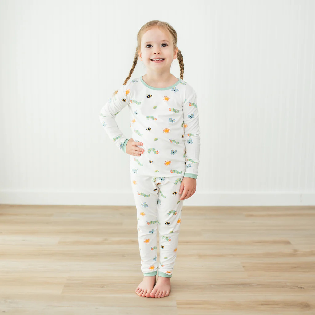 Long Sleeve Pajamas in The Very Hungry Caterpillar™ and Friends | Kyte Baby