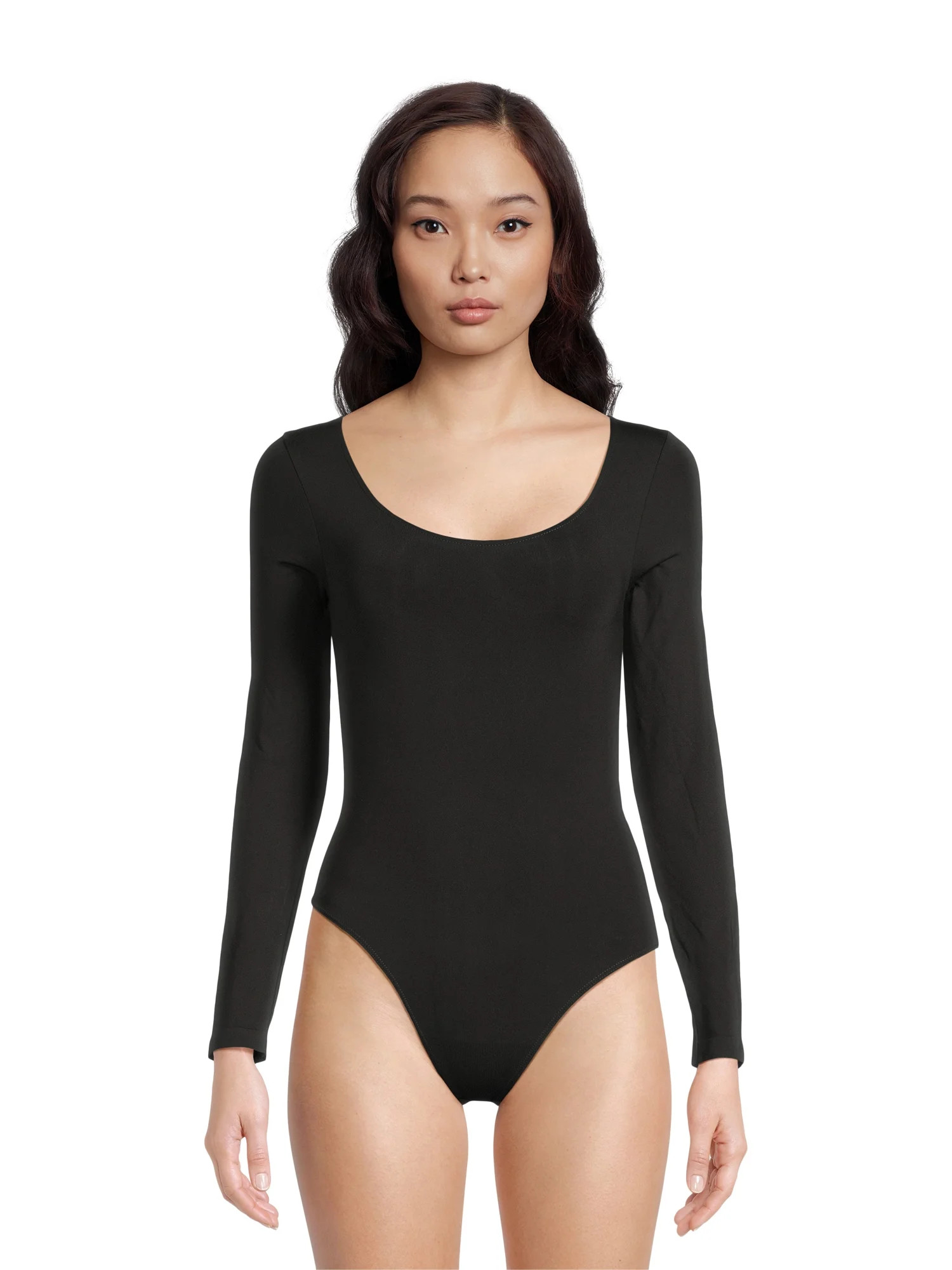 Sofia Jeans Women's Seamlessly Smoothing Scoop Neck Bodysuit, Sizes XS-2XL - Walmart.com | Walmart (US)