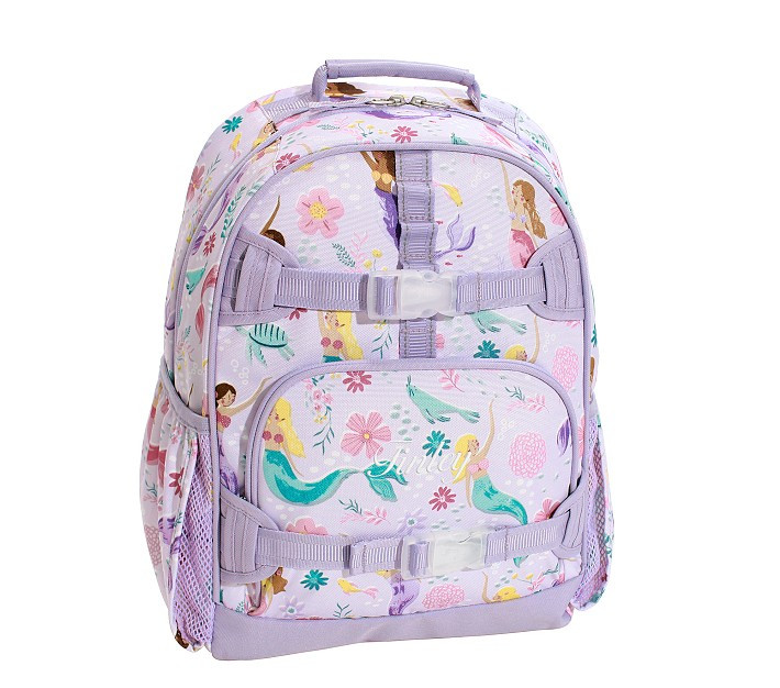 Mackenzie Lavender Mermaids Backpacks | Pottery Barn Kids