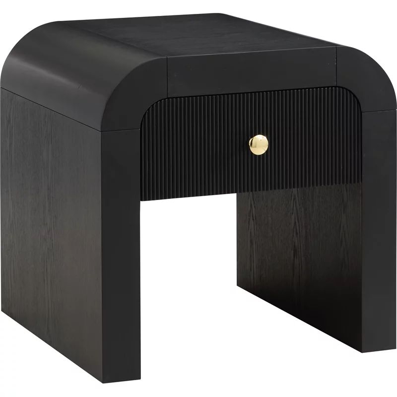Meridian Furniture Artisto Black End Table - Walmart.com | Walmart (US)
