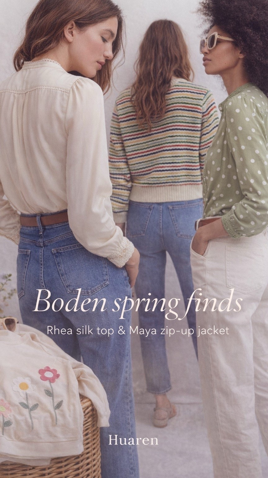 Such a good Boden spring sale moment right now. The silk Rhea tops are 40% off and there are also great markdowns on the striped Maya zip-up plus cute girls’ pieces like the Bobbie applique sweatshirt. A really good one to browse if you’re shopping polished everyday styles for both you and your little one. 

 

#LTKSpringSale #LTKSaleAlert #LTKKids