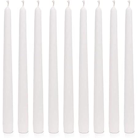 Sonedly 10 inch Taper Candle 12 Pack - Home Interior Long Burning Dripless and Smokeless Candles Uns | Amazon (US)