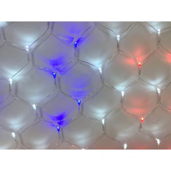 Holiday Living 3.2-ft Plug-in Red, White and Blue Indoor/Outdoor String Light with 260 Multicolor... | Lowe's