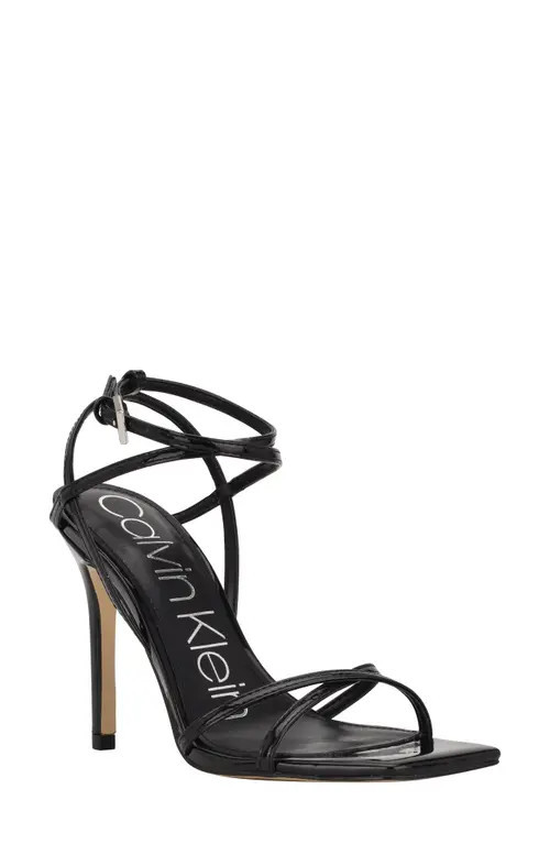 Calvin Klein Tegin Sandal in Black 001 at Nordstrom, Size 6.5 | Nordstrom