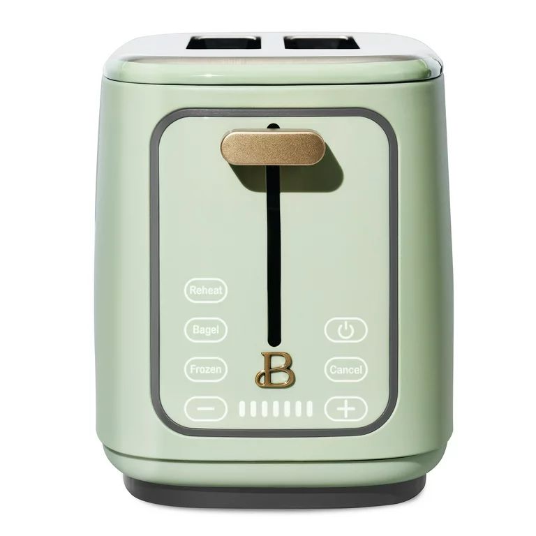 Beautiful 2 Slice Touchscreen Toaster, Sage Green by Drew Barrymore | Walmart (US)