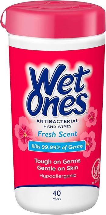 Wet Ones Antibacterial?Hand Wipes,?Fresh Scent Wipes | Antibacterial Wipes, Hand Sanitizer Wipes,... | Amazon (US)