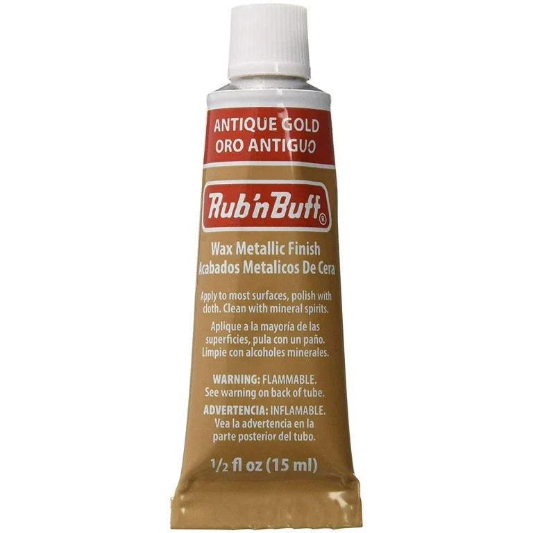 Amaco Rub 'N Buff Wax Metallic Finish, Antique Gold, 0.5-Fluid Ounce | Walmart (US)