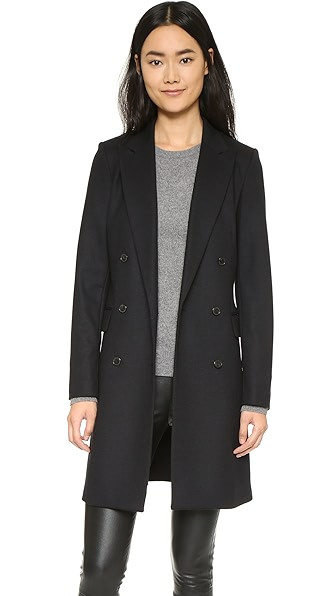 Theory Irma K Long Blazer - Black | Shopbop