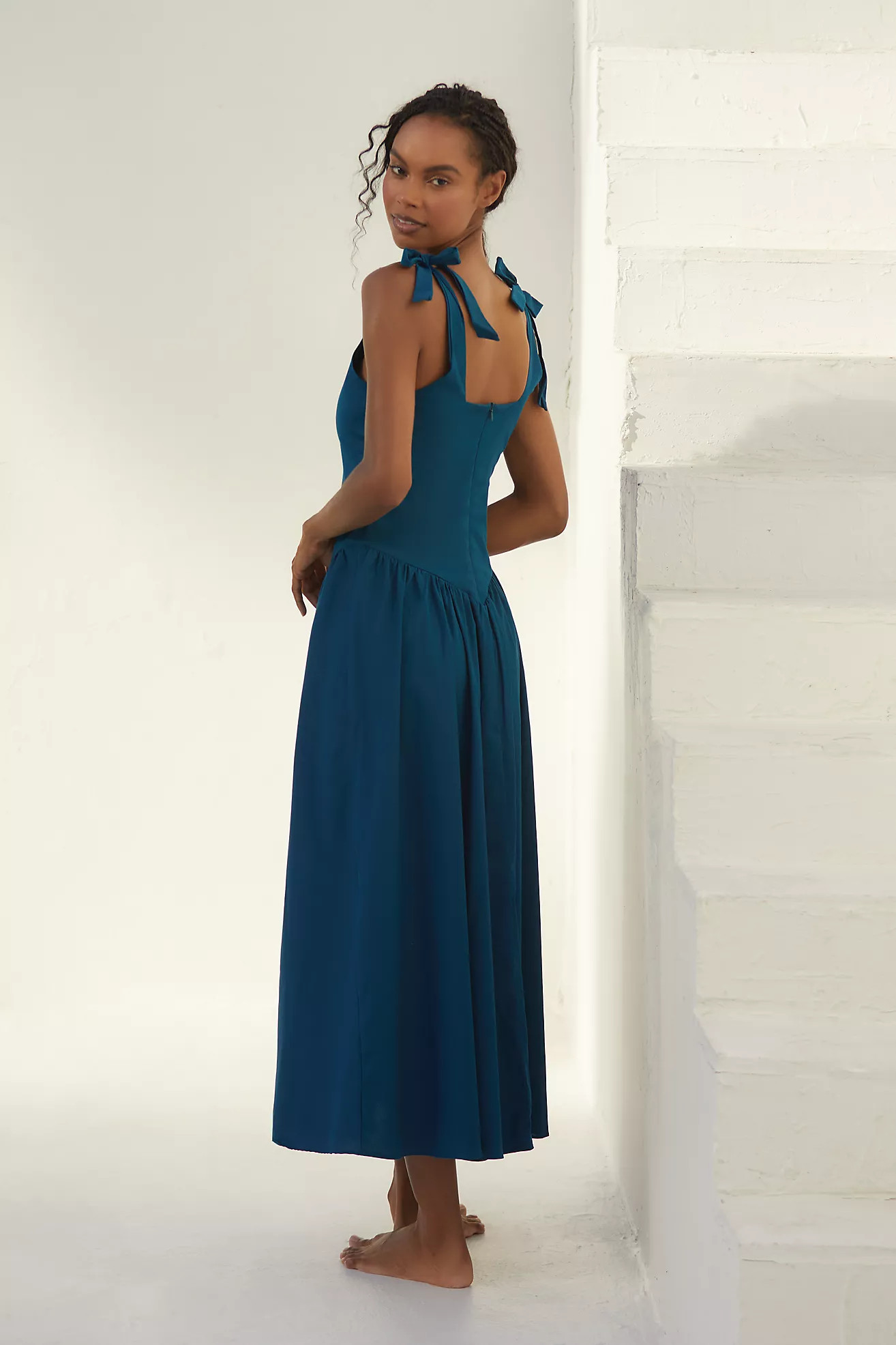 Peixoto Harlow Drop-Waist Midi Dress | Anthropologie (US)