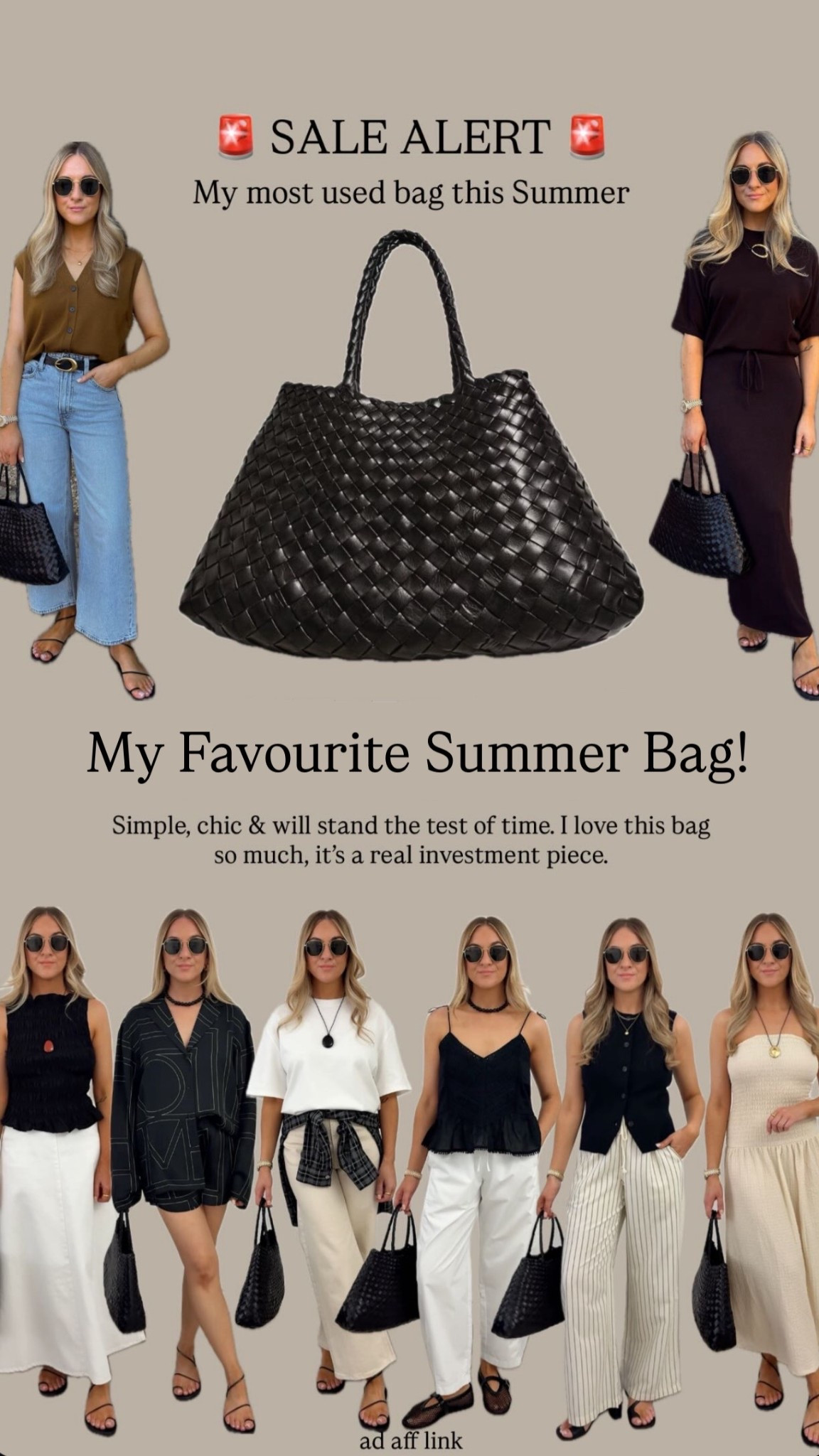 My most loved and used summer bag.
Simple, chic & will stand the test of time. 


#LTKbag #LTKsale #LTKsummer