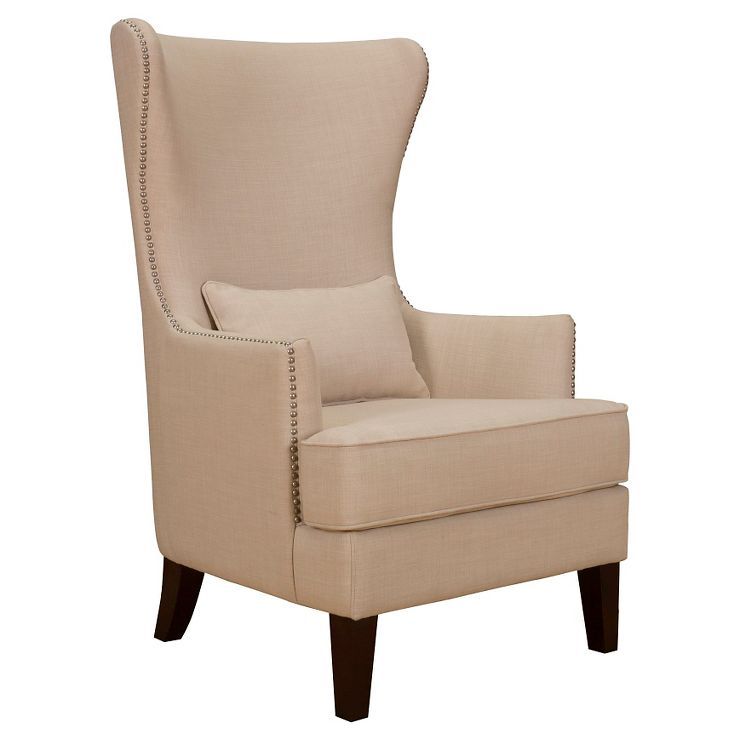 Karson High Back Upholstered Chair Natural - Picket House Furnishings | Target