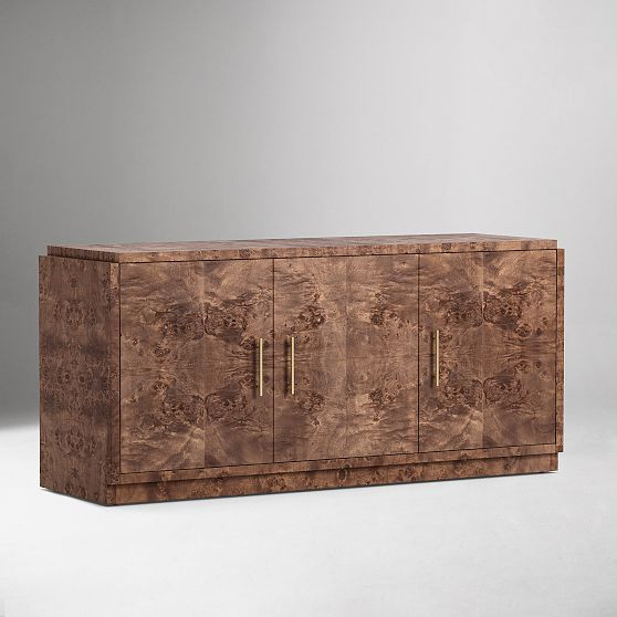 Finlo Burled Buffet, Dark Burl, 65 | West Elm (US)
