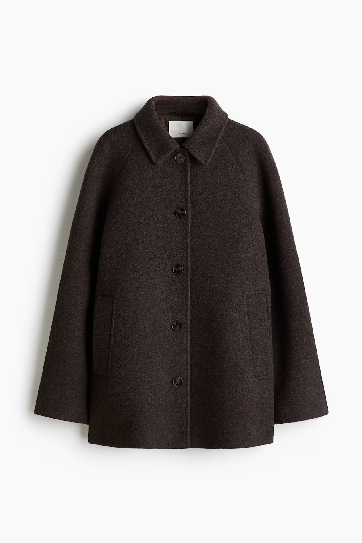 Wool-blend car coat | H&M (UK, MY, IN, SG, PH, TW, HK)