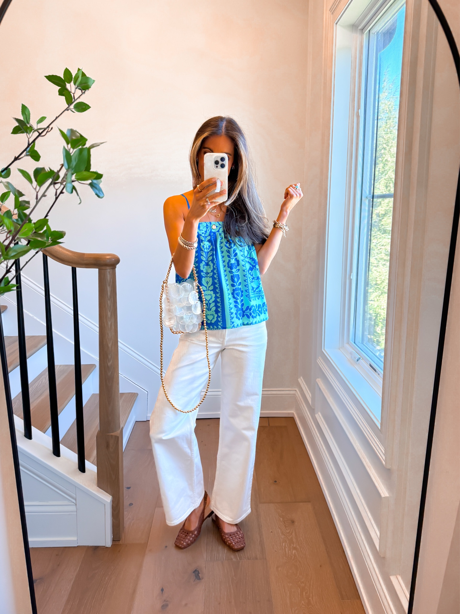 Wearing a small top and my true to size (25) in jeans

Vacation outfit | resort wear | resort wear outfit 

#LTKOver40 #LTKootd #LTKSaleAlert