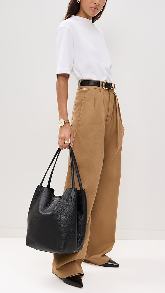 The Shopper Tote in Soft Grain Leather | Shopbop