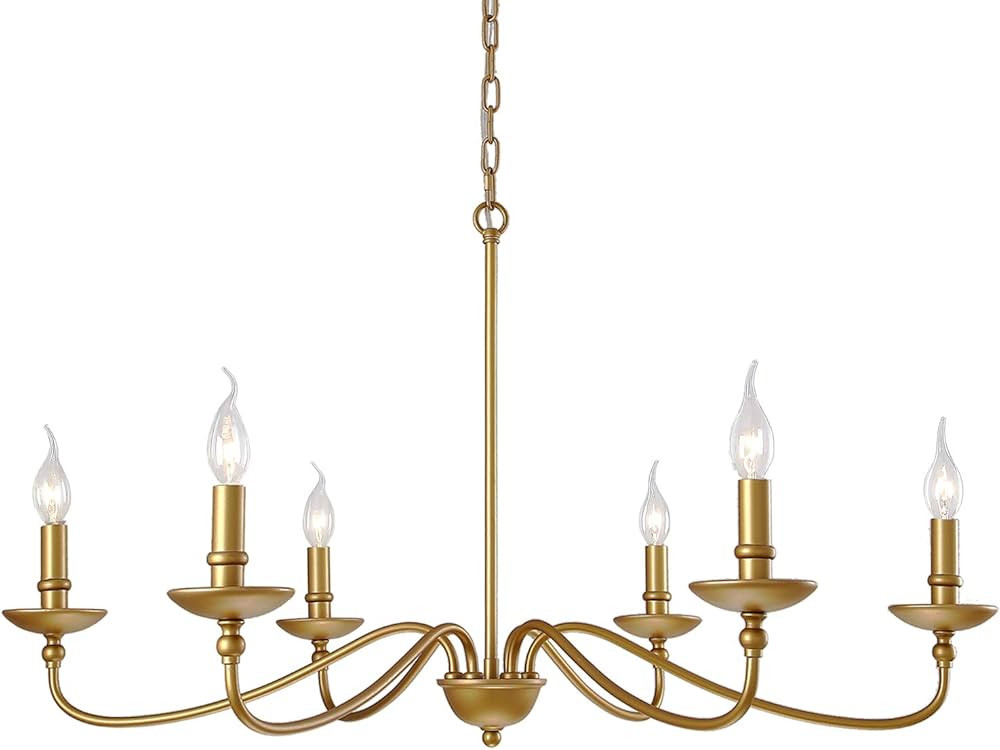 SEOL-Light 36" Dia Classic Candelabra Style Large Branch Iron Chandeliers Ceiling Hanging Pendant... | Amazon (US)
