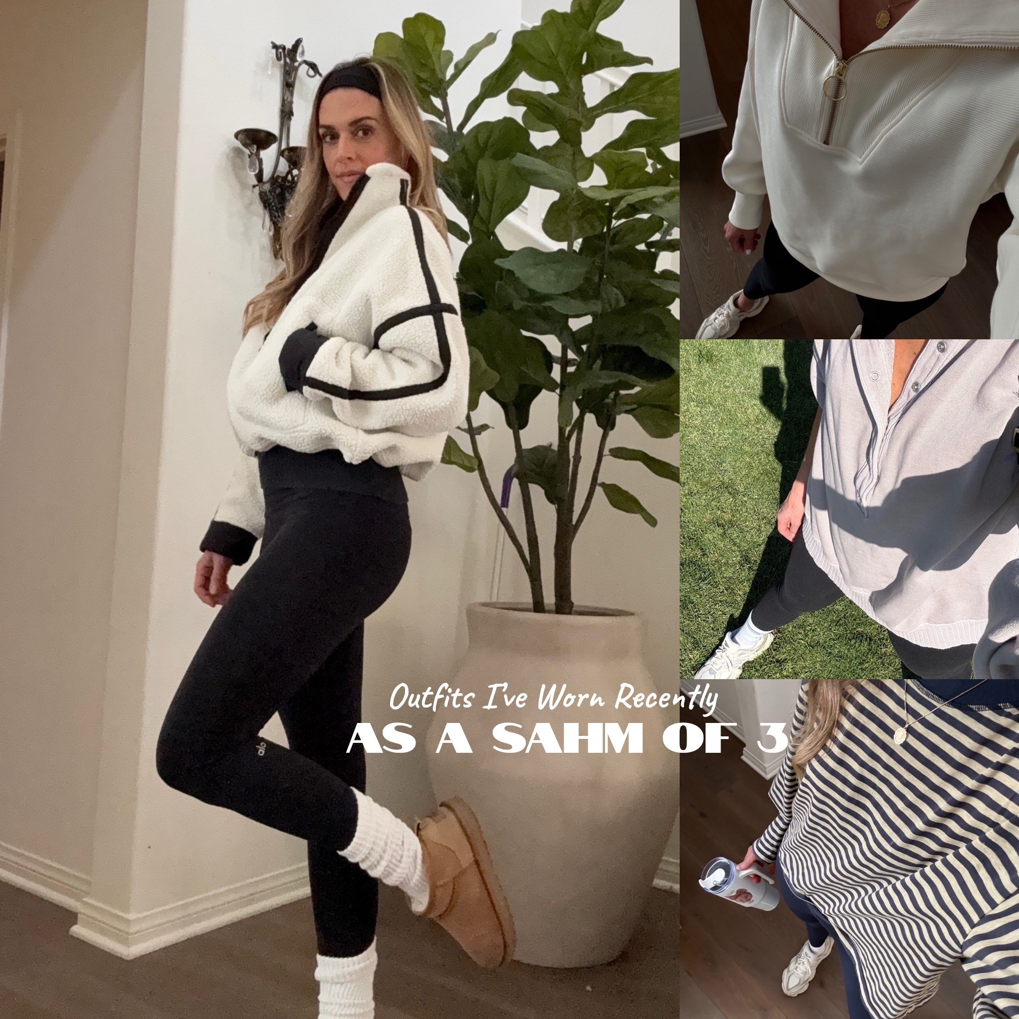 Outfits I’ve worn recently as a SAHM of 3 👶🏼👶🏼👶🏼

Stay at home mom outfits, mom style, comfy everyday outfit, loungewear, school drop off outfit, school pick up outfit, sweatpants outfits, leggings outfit, casual outfit 

#LTKmomlife #LTKootd #LTKCyberWeek