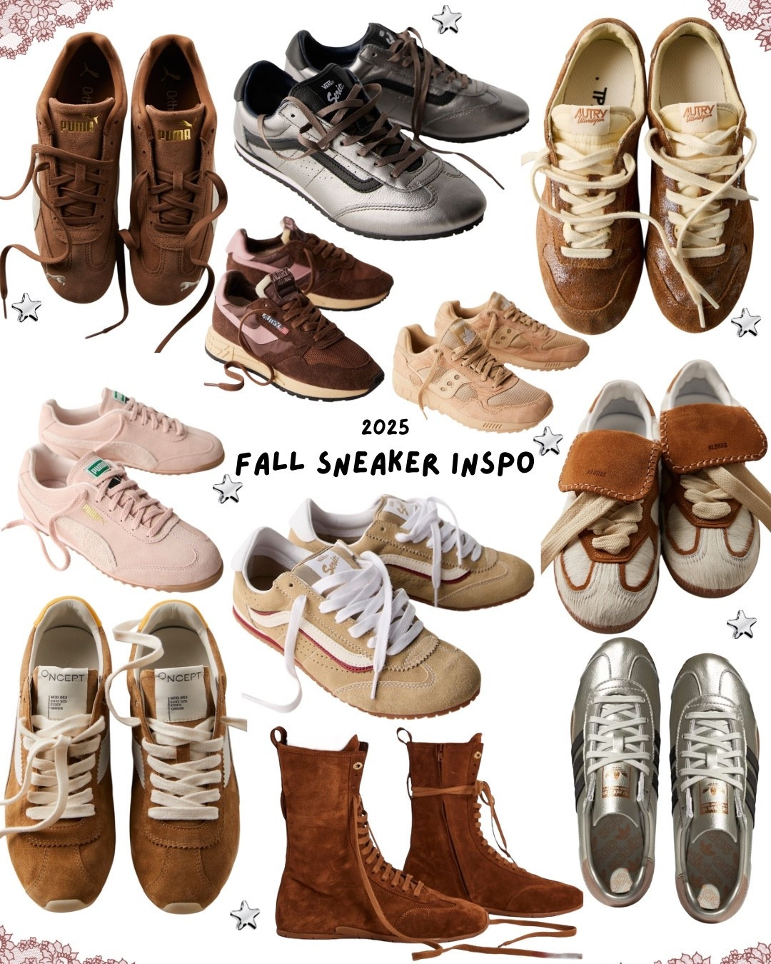 Sneakers I’m obsessed with for this fall🤎

#fallstyleinspo #sneakers #fallfashion #fallshoes #fallstyleguide

#LTKU #LTKShoeCrush